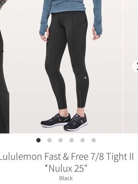 lululemon Fast and Free Leggings